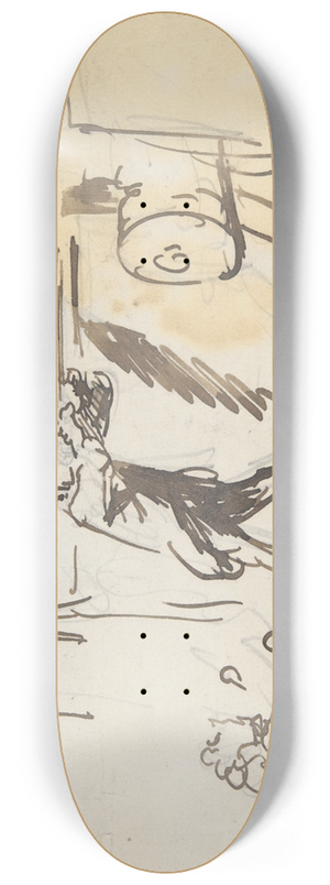 Cham - My MilitaryTactics 8.25 inch art skate deck