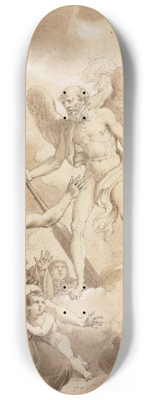 Charles Abraham Chasselat - Allegory 8.25 inch art skate deck