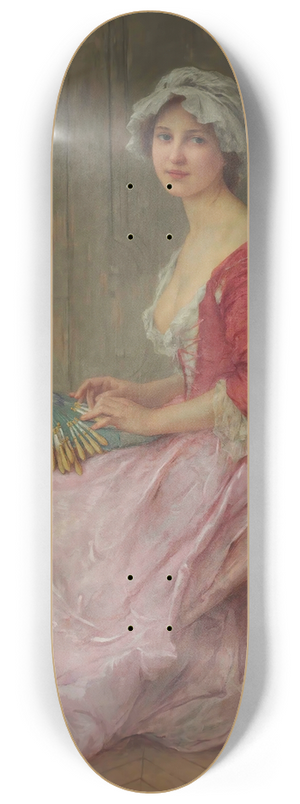 Charles Amable Lenoir - The Lace Maker 8.25 inch art skate deck