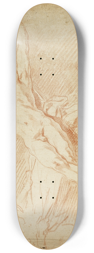 Charles-Andr van Loo - Christ on the Cross 8.25 inch art skate deck