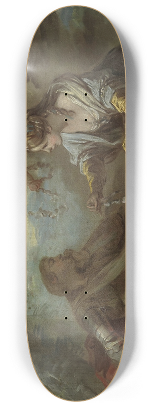 Charles-Andr van Loo - Rinaldo and Armida 8.25 inch art skate deck
