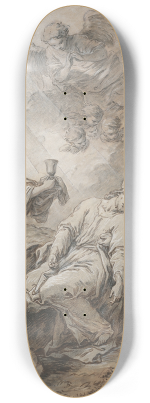 Charles-Andr van Loo - The Agony in the Garden 8.25 inch art skate deck