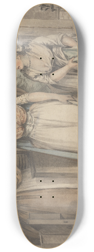 Charles Ansell - Refreshment at St. Giles 8.25 inch art skate deck