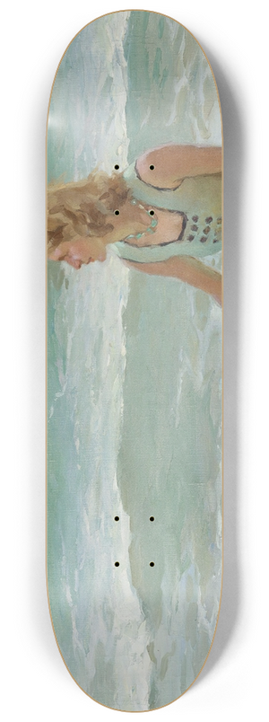 Charles Atamian - On The Beach 8.25 inch art skate deck