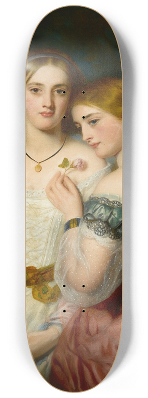 Charles Baxter - Two Victorian Beauties 8.25 inch art skate deck