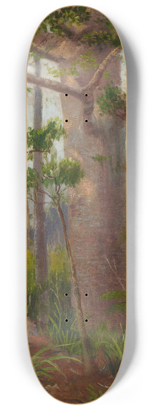 Charles Blomfield - Bush scene 8.25 inch art skate deck