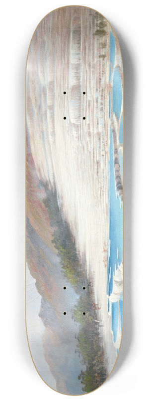 Charles Blomfield - White Terraces 8.25 inch art skate deck