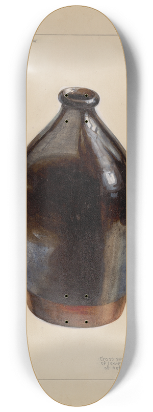 Charles Caseau - Flask 8.25 inch art skate deck
