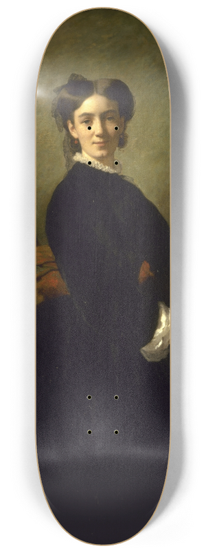 Charles Chaplin - Portrait de Madame Charles Chaplin 8.25 inch art skate deck