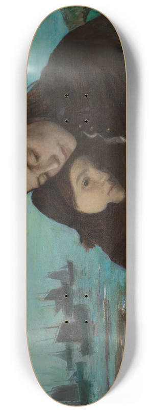 Charles Cottet - Trauer 8.25 inch art skate deck