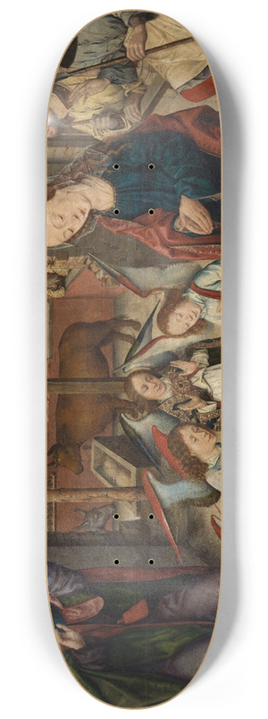 Albrecht Bouts - The Adoration of the Shepherds 8.25 inch art skate deck