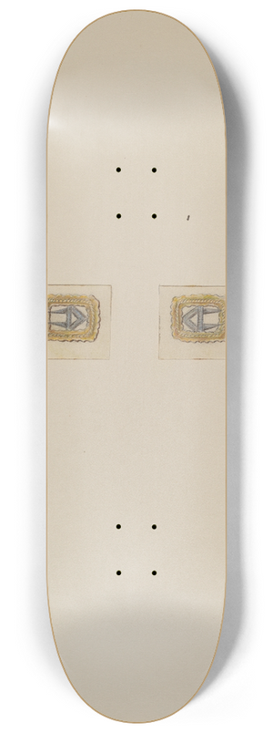 Charles Criswell - Gentlemans Stock Buckles 8.25 inch art skate deck