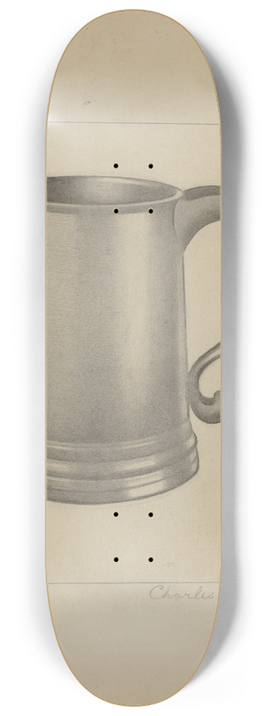 Charles Cullen - Pewter Mug 8.25 inch art skate deck