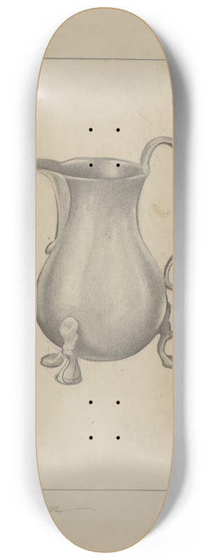 Charles Cullen - Pewter Pitcher 8.25 inch art skate deck