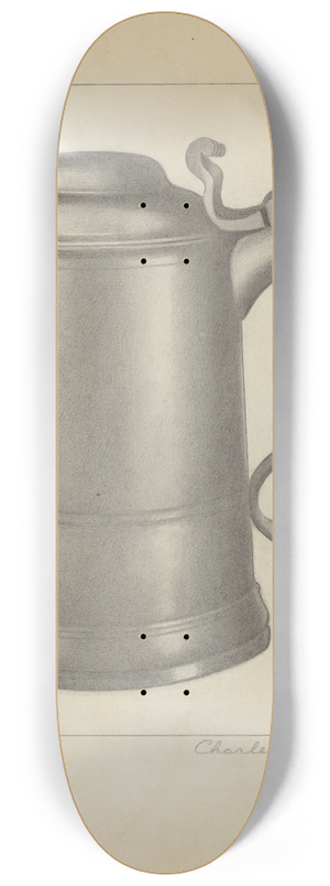 Charles Cullen - Pewter Tankard 8.25 inch art skate deck