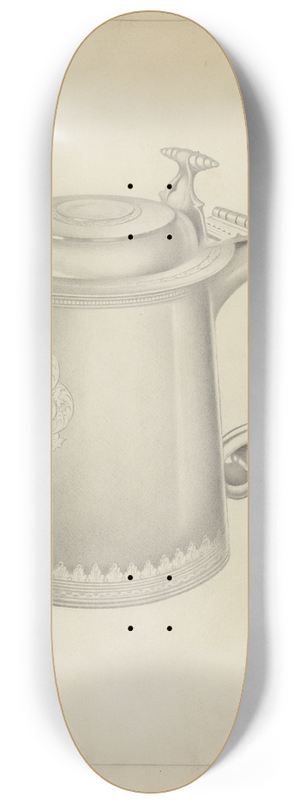 Charles Cullen - Silver Tankard 8.25 inch art skate deck