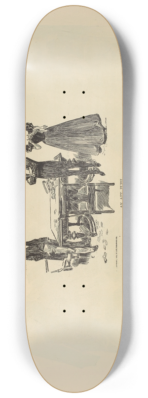 Charles Dana Gibson - An apt pupil 8.25 inch art skate deck