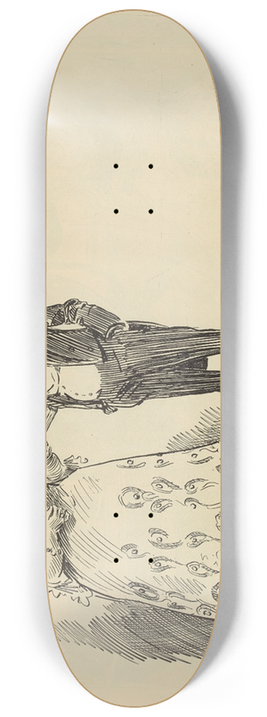 Charles Dana Gibson - Changed 8.25 inch art skate deck