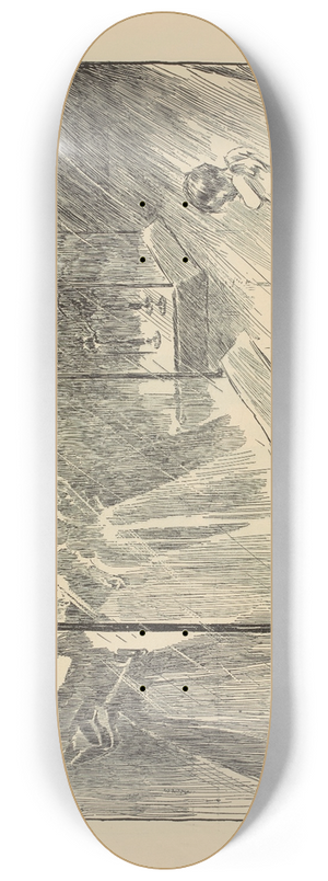 Charles Dana Gibson - Fooled again 8.25 inch art skate deck