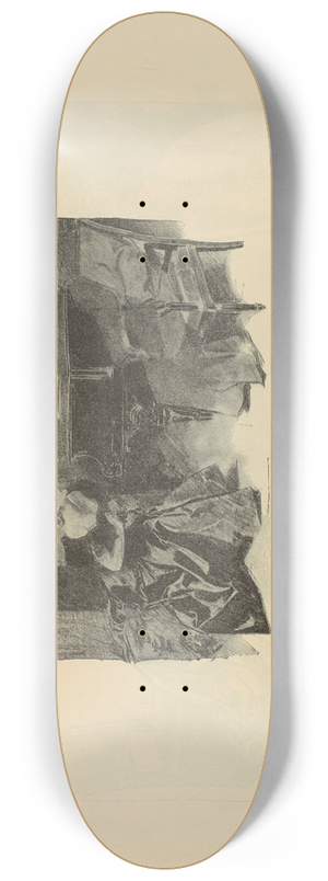 Charles Dana Gibson - Halloween fancies 8.25 inch art skate deck