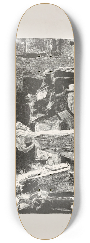 Charles Dana Gibson - Not a ghost 8.25 inch art skate deck