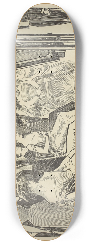 Charles Dana Gibson - Studies in expression, Daubson shows his latest work 8.25 inch art skate deck