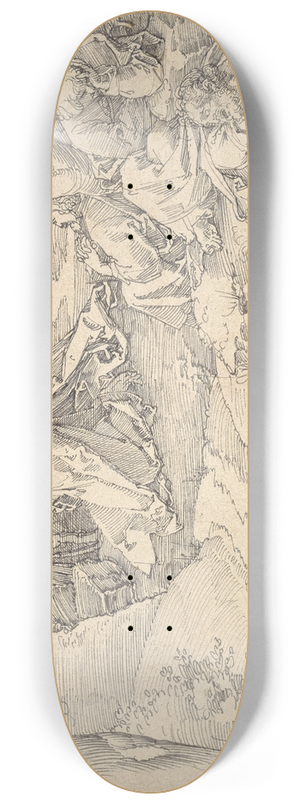 Albrecht Drer - Agony in the Garden 8.25 inch art skate deck