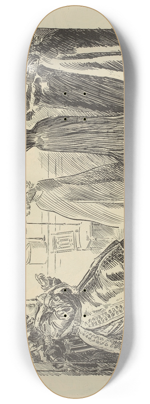 Charles Dana Gibson - Trying it on 8.25 inch art skate deck
