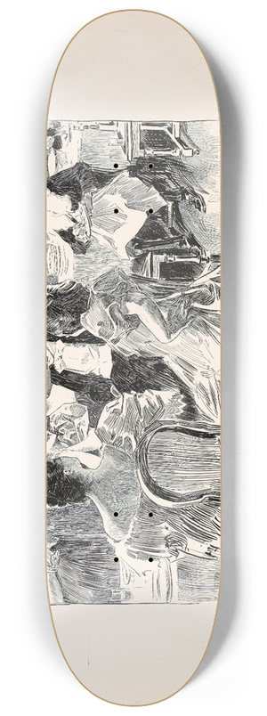 Charles Dana Gibson - Why is it always thus 8.25 inch art skate deck