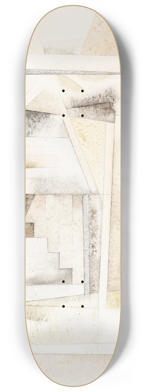 Charles Demuth - Bermuda, Stairway 8.25 inch art skate deck