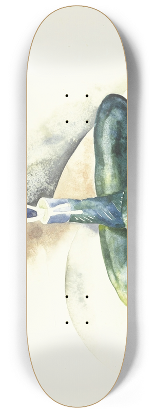 Charles Demuth - Cucumbers and a Flask of Daisies 8.25 inch art skate deck