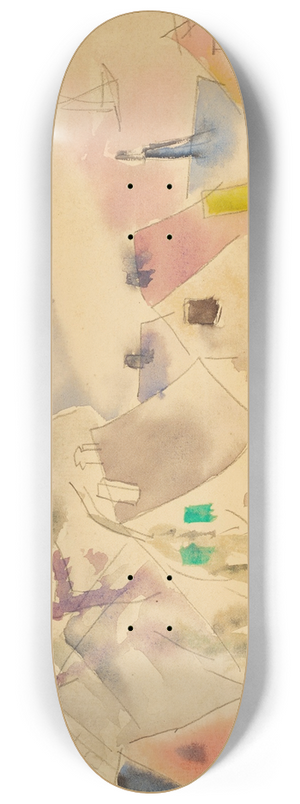 Charles Demuth - Housetops, Seashore 8.25 inch art skate deck