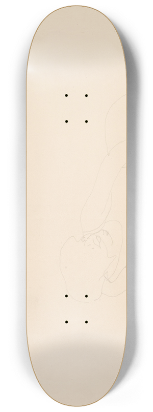 Charles Demuth - RecliningWoman 8.25 inch art skate deck
