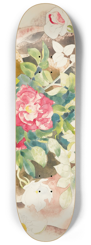 Charles Demuth - Roses 8.25 inch art skate deck