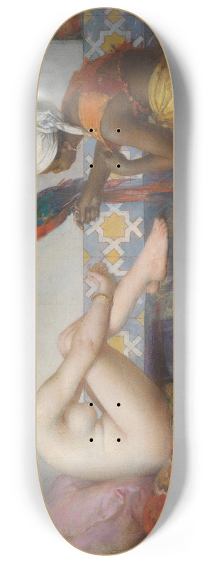 Charles-Edouard de Beaumont - In the harem 8.25 inch art skate deck