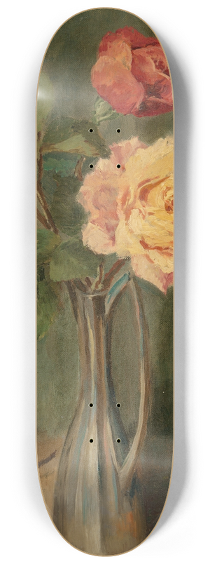Charles Ethan Porter - Still Life with Roses 8.25 inch art skate deck
