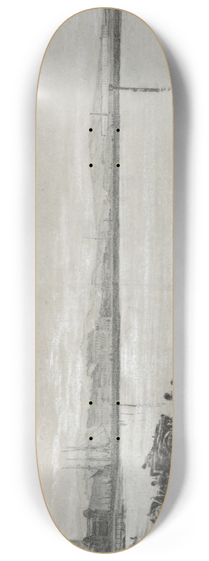 Charles Franois Eustache - Seaside 8.25 inch art skate deck