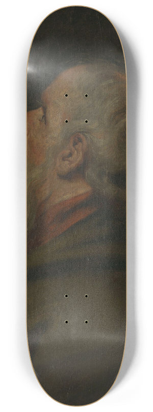 Charles-Franois Hutin - An old Man 8.25 inch art skate deck
