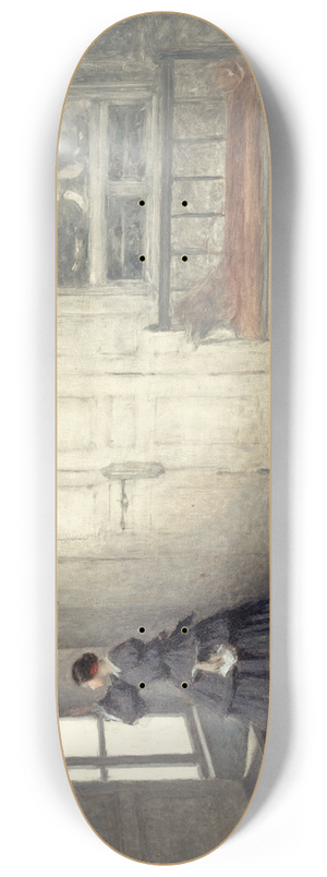 Charles-Frdric Lauth - La salle manger de George Sand  Nohant 8.25 inch art skate deck