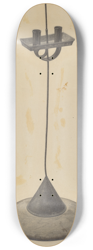 Charles Garjian - Candlestand 8.25 inch art skate deck