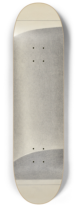 Charles Garjian - Pewter Foot Warmer 8.25 inch art skate deck