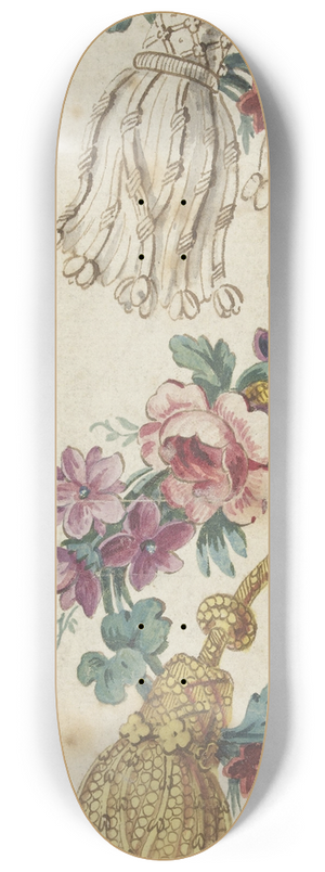 Charles Germain de Saint-Aubin - Design for an Embroidered Border 8.25 inch art skate deck