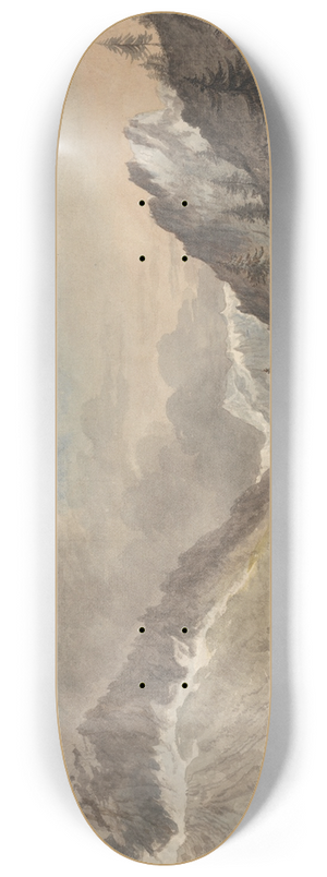 Charles Gore - Chamonix, Mer de Glace 8.25 inch art skate deck