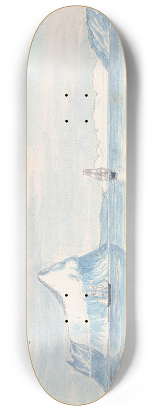 Charles Hamilton Smith - Cockburn Island, Admiralty Inlet 8.25 inch art skate deck