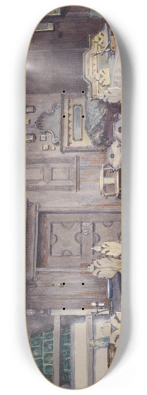 Franz Poledne - Bauernstube in Tirol 8.25 inch art skate deck