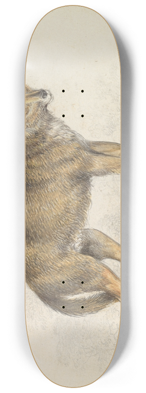 Charles Hamilton Smith - The Gray Wolf 8.25 inch art skate deck