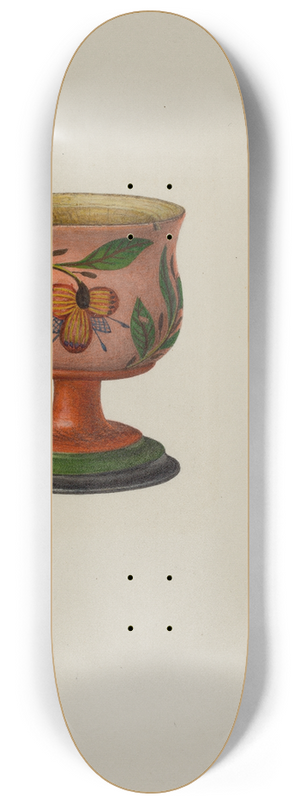 Charles Henning - Pa. German Salt Cup 8.25 inch art skate deck