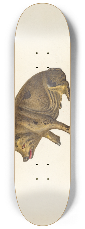 Charles Henning - Penny Bank  Pig 8.25 inch art skate deck