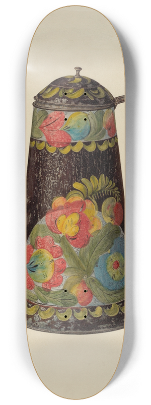 Charles Henning - Toleware Coffee Pot 8.25 inch art skate deck