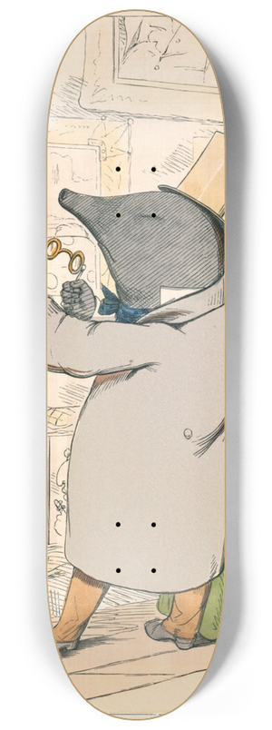 Charles Henry Bennett - The Mole And Her Son 8.25 inch art skate deck